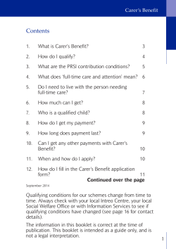 Contents - Welfare.ie