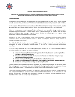 Executive Summary The Seafarers` International Union of Canada