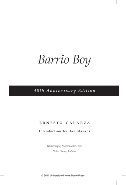 Barrio Boy - University of Notre Dame