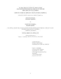 Sample Florida Anders Brief - Hussein and Webber wordmark