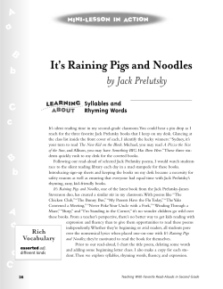 It`s Raining Pigs and Noodles