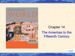 Chapter 14 The Americas to the Fifteenth Century