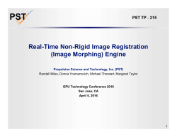 Real-Time Non-Rigid Image Registration (Image Morphing) Engine