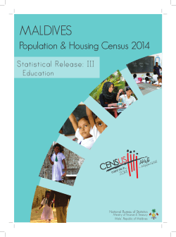 Statistical Release III: Education