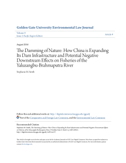 The Damming of Nature: How China is