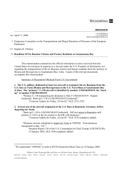 Date April 11, 2006 To Temporary Committee on the Transportation