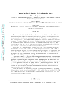 Improving Predictions for Helium Emission Lines