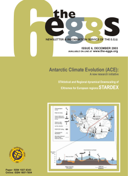 Antarctic Climate Evolution (ACE)