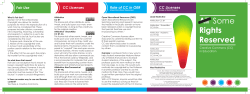 Creative Commons in Education Brochure - KCCTE