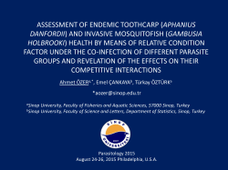 Slayt 1 - Parasitology