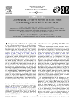 COMMENTARY Disentangling association patterns in fission&ndash;fusion