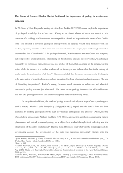1 The Stones of Science: Charles Harriot Smith and the importance
