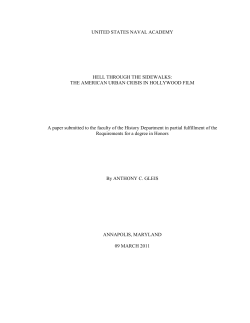 Hell from the Asphalt: The American Urban Crisis in