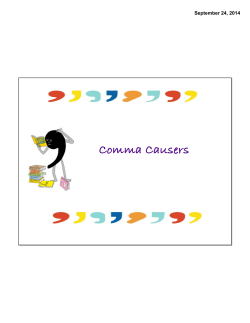 Comma Causers