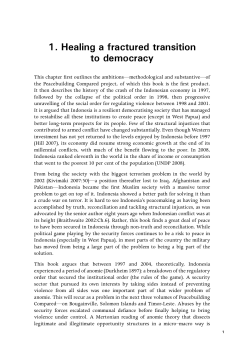 Anomie and Violence: Non-truth and - ANU Press