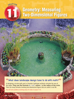 Chapter 11: Geometry: Measuring Two