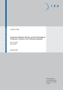 Interactions Between Workers and the Technology of