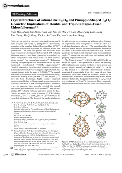 Crystal Structures of Saturn-Like C50Cl10 and Pineapple