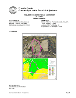 16-CUP-03 - Franklin County