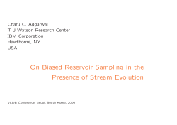 On Biased Reservoir Sampling in the Presence of