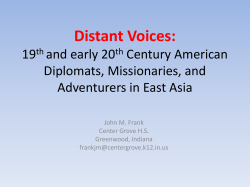 Select 19th Century United States Citizens in China