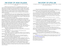 the story of jean valjean the story of little jim