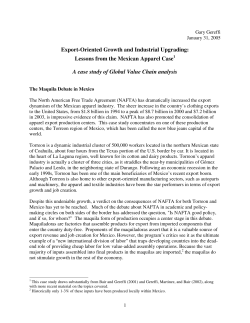 Export-Oriented Growth and Industrial Upgrading: Lessons from the