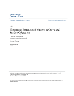 Eliminating Extraneous Solutions in Curve and