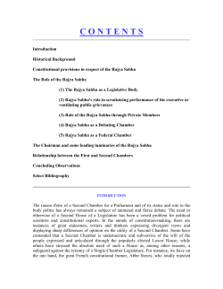 contents - Rajya Sabha