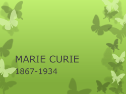 Marie Curie by Katriana Abela
