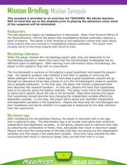 Synopsis - Web Adventures