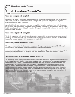 PIO-16, An Overview of Property Tax