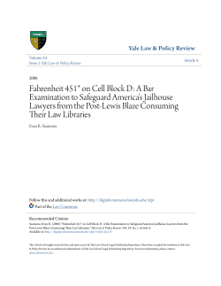 Fahrenheit 451* on Cell Block D