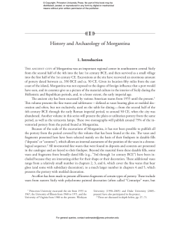 Morgantina Studies, Volume VI: The Hellenistic and Roman Fine