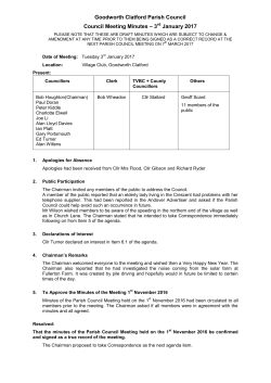 3rd January 2017 - Goodworth Clatford