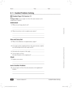 Chapter 6 Guided Problem Solving