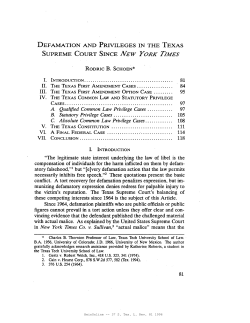 The Texas Tech University School of Law