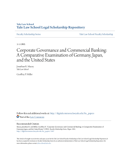 Corporate Governance and Commercial Banking