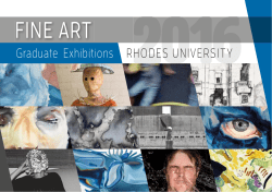 2016 Fine Art Graduate Catalogue