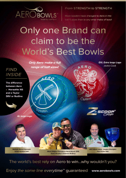 Only one Brand can claim to be the World`s Best Bowls
