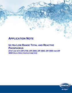 APPLICATION NOTE
