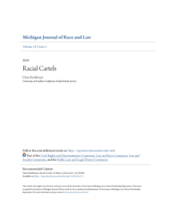 Racial Cartels - University of Michigan Law School Scholarship