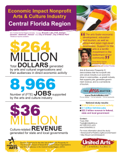 MILLION MILLION - United Arts of Central Florida