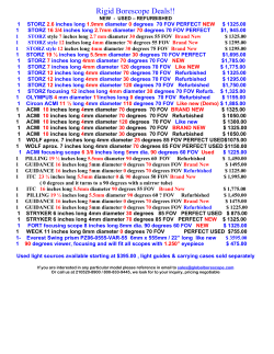 Rigid Borescope Deals!!