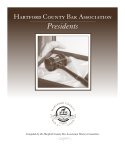 Presidents - Hartford County Bar Association