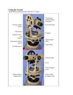 Using the Transit - Antique Surveying Equipment