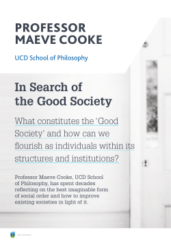 PROFESSOR MAEVE COOKE