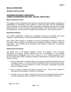 7585.12 Governing Document Compliance Corrective Measures