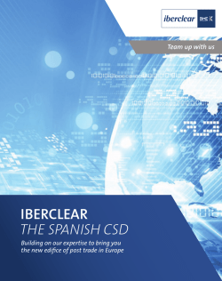 IBERCLEAR THE SPANISH CSD