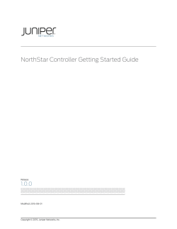 NorthStar Controller Getting Started Guide